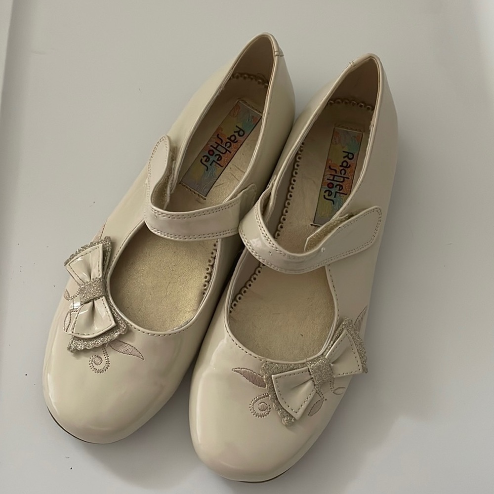 Rachel Shoes Cream / Ivory Dress Shoes Girls Sz 3